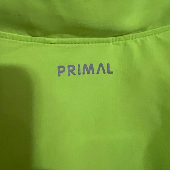 PRIMAL Hi-Viz Windbreaker Cycling Jacket in Bright Green Men's Size M - Picture 5 of 6